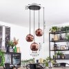 Ripoll Lámparas suspendidas, Luminarias esféricas, Lámpara colgante de clúster Color cobre, 3 luces