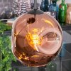 Ripoll Lámparas suspendidas, Luminarias esféricas, Lámpara colgante de clúster Color cobre, 3 luces