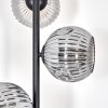 Ripoll Lámpara de pie Ahumado, 3 luces
