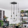 Koyoto Lámparas suspendidas, Luminarias esféricas, Lámpara colgante de clúster Transparente, 4 luces