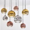 Ripoll Lámparas suspendidas, Luminarias esféricas, Lámparas colgantes Crudo, Negro, 8 luces