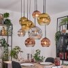 Ripoll Lámparas suspendidas, Luminarias esféricas, Lámparas colgantes Crudo, Negro, 8 luces