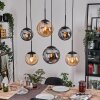 Gastor Lámparas suspendidas, Luminarias esféricas, Lámparas colgantes Colores ámbar, Ahumado, 6 luces