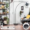 Koyoto Lámpara de pie, Lámparas de pie tipo arco Negro, 1 luz