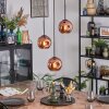 Ripoll Lámparas suspendidas, Luminarias esféricas, Lámpara colgante de clúster Color cobre, 3 luces