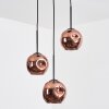 Ripoll Lámparas suspendidas, Luminarias esféricas, Lámpara colgante de clúster Color cobre, 3 luces