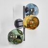 Ripoll Luminarias esféricas, Apliques Azul, dorado, Verde, 3 luces