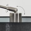 Soungou Lámpara de pie Níquel-mate, Negro, 1 luz