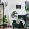 Soungou Lámpara de pie Níquel-mate, Negro, 1 luz