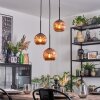 Ripoll Lámparas suspendidas, Luminarias esféricas, Lámpara colgante de clúster Color cobre, 3 luces