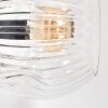 Ripoll Lámpara de pie Transparente, 3 luces