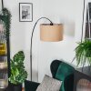 Soungou Lámpara de pie Cromo, Negro, 1 luz