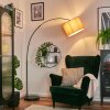 Soungou Lámpara de pie Cromo, Negro, 1 luz