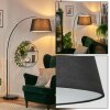 Bassagoda Lámpara de pie Cromo, Negro, 1 luz