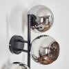 Koyoto Luminarias esféricas, Apliques Cromo, Ahumado, 3 luces
