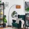 Cando Lámpara de pie Cromo, Negro, 1 luz