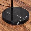 Cando Lámpara de pie Cromo, Negro, 1 luz