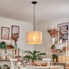 Bassagoda Lámparas suspendidas, Lámparas colgantes beige, Blanca, 1 luz