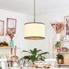 Chellas Lámparas suspendidas, Lámparas colgantes Crudo, Negro, 1 luz
