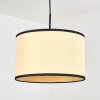 Chellas Lámparas suspendidas, Lámparas colgantes Crudo, Negro, 1 luz
