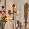 Koyoto Luminarias esféricas, Apliques Transparente, 3 luces
