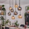 Ripoll Lámparas suspendidas, Luminarias esféricas, Lámparas colgantes Crudo, Negro, 8 luces