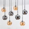 Ripoll Lámparas suspendidas, Luminarias esféricas, Lámparas colgantes Crudo, Negro, 8 luces
