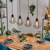 Cenova Lámparas suspendidas, Lámparas colgantes Negro, 4 luces