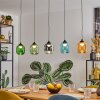 Lavel Lámparas suspendidas, Lámparas colgantes LED Azul, Verde, Transparente, Naranja, Ahumado, 5 luces