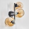 Koyoto Luminarias esféricas, Apliques Colores ámbar, 3 luces