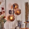 Koyoto Luminarias esféricas, Apliques Color cobre, 3 luces