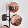 Koyoto Luminarias esféricas, Apliques Color cobre, 3 luces