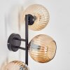 Koyoto Luminarias esféricas, Apliques Colores ámbar, 3 luces