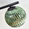 Koyoto Plafones, Luminarias esféricas Azul, dorado, Verde, 5 luces