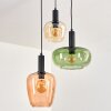 Imara Lámparas suspendidas, Lámparas colgantes Colores ámbar, Verde, Rosa, 3 luces