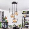 Koyoto Lámparas suspendidas, Luminarias esféricas, Lámpara colgante de clúster 30 cm Colores ámbar, 3 luces