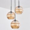 Koyoto Lámparas suspendidas, Luminarias esféricas, Lámpara colgante de clúster 30 cm Colores ámbar, 3 luces