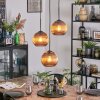 Koyoto Lámparas suspendidas, Luminarias esféricas, Lámpara colgante de clúster 30 cm Color cobre, 3 luces