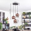 Koyoto Lámparas suspendidas, Luminarias esféricas, Lámpara colgante de clúster 30 cm Color cobre, 3 luces