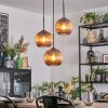 Koyoto Lámparas suspendidas, Luminarias esféricas, Lámpara colgante de clúster 30 cm Color cobre, 3 luces