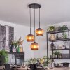Koyoto Lámparas suspendidas, Luminarias esféricas, Lámpara colgante de clúster 30 cm Color cobre, 3 luces