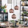 Koyoto Lámparas suspendidas, Luminarias esféricas, Lámpara colgante de clúster 30 cm Color cobre, 3 luces