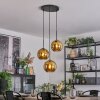 Koyoto Lámparas suspendidas, Luminarias esféricas, Lámpara colgante de clúster 30 cm dorado, 3 luces