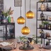 Koyoto Lámparas suspendidas, Luminarias esféricas, Lámpara colgante de clúster 30 cm dorado, 3 luces