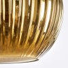 Koyoto Lámparas suspendidas, Luminarias esféricas, Lámpara colgante de clúster 30 cm dorado, 3 luces