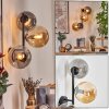Gastor Luminarias esféricas, Apliques Colores ámbar, Ahumado, 3 luces
