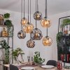Ripoll Lámparas suspendidas, Luminarias esféricas, Lámparas colgantes Crudo, Negro, 8 luces