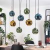 Ripoll Lámparas suspendidas, Luminarias esféricas, Lámparas colgantes Crudo, Negro, 8 luces