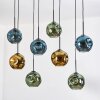 Ripoll Lámparas suspendidas, Luminarias esféricas, Lámparas colgantes Crudo, Negro, 8 luces