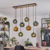 Ripoll Lámparas suspendidas, Luminarias esféricas, Lámparas colgantes Crudo, Negro, 8 luces